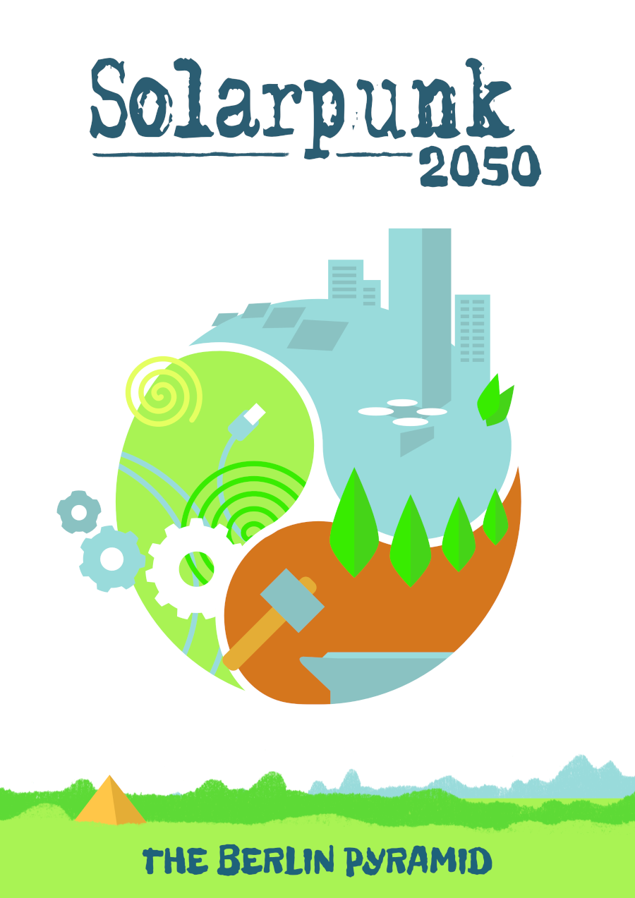 The cover of the Solarpunk 2050 Con Adventure